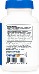 Nutricost caffeine pills 200mg serving shown for study and work sessions