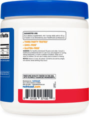 Nutricost Calcium Magnesium Powder 30 servings tub emphasizes everyday use