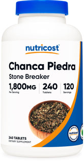Nutricost Chanca Piedra Extract bottle front view for daily wellness support