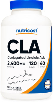 Nutricost CLA: botella visible para una toma diaria sencilla.