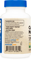 Nutricost Cordyceps capsules close-up highlighting vegetarian-friendly formulation.
