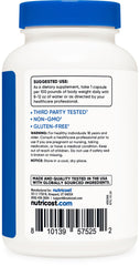 Nutricost Creatine HCl in a glass of water suggests easy mixing for workouts.