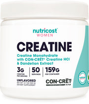 Nutricost Creatine Monohydrate powder bottle ideal for daily workouts and recovery.