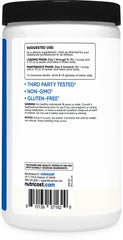 Nutricost Creatine Monohydrate scoop demonstrates 5 g serving precision.