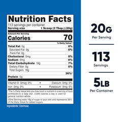 Nutricost Dextrose Powder scoop for precise serving and easy measuring