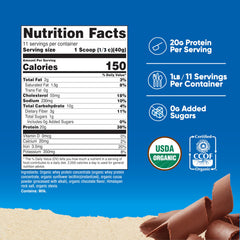 Nutricost Double Chocolate whey pour into shaker for smooth shakes