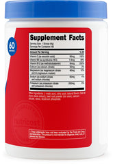 Nutricost Electrolyte Complex packaging emphasizes safety and GMP standards.