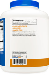 Nutricost label confirms NSF GMP facility quality and safety standards.