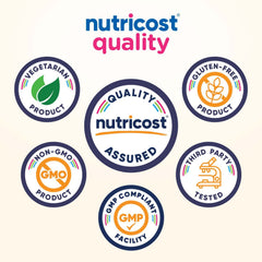 Ingredients panel on Nutricost Kids Elderberry Gummies highlighting zinc and vitamin C.