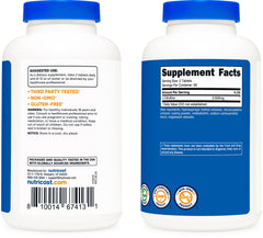 Nutricost L-Citrulline bottle emphasizes gluten-free, non-GMO formula.