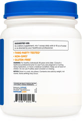 Nutricost L-Tyrosine powder GMP facility image, emphasizes quality manufacturing standards.