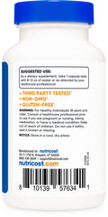 Nutricost label highlights gluten-free and GMO-free formulation