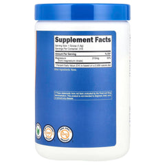 Nutricost Magnesium Citrate Powder serving scoop close-up, convenient supplement routine.