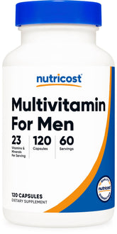 Nutricost Multivitamin for Men bottle front view for daily wellness support