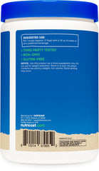 Nutricost Egg White Protein 8oz serving cup ready for shake preparation