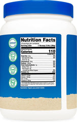 Nutricost Organic Pea Protein Powder being poured into a shaker for a quick plant protein boost