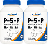 Nutricost P5P bottle-front view for easy identification and daily-use routine