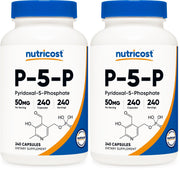 Nutricost P5P bottle-front view for easy identification and daily-use routine