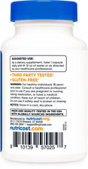 Nutricost PQQ label close-up, transparent ingredient details for informed choices