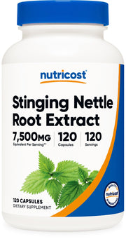 Nutricost stinging nettle extract bottle for easy daily use