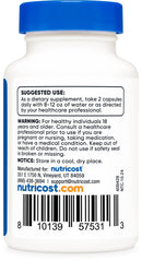 Nutricost UMP bottle label indicating NSF GMP facility compliance.