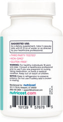 Nutricost Vaginal Probiotic bottle in daily routine context suggests convenient daily capsule.