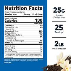 Nutricost Vanilla Whey Protein bottle highlights 28 servings for daily protein goals.