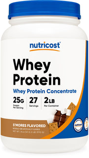 Nutricost Smores whey protein bag for quick post-workout shakes