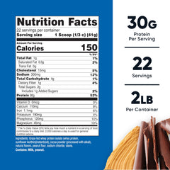 Nutricost protein scoop showing 30 g serving size for easy measurement