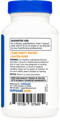 Nutricost Zinc Citrate vegan-friendly packaging signals dietary compatibility.