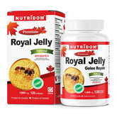 Nutridom Royal Jelly 1000mg bottle shown for daily wellness support