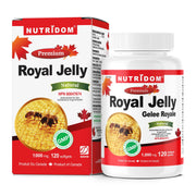 Nutridom Royal Jelly 1000mg bottle shown for daily wellness support