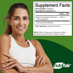 NutriFlair bergamot capsules pack for everyday use.
