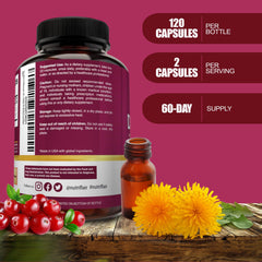 Label showing 1200 mg per serving for convenient daily support.