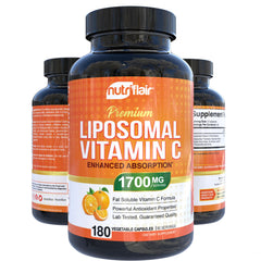 NutriFlair label detail highlights non-GMO, gluten-free clean formula.