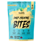 Nutrify Daily Creatine Gummies bottle on the counter for convenient daily use.