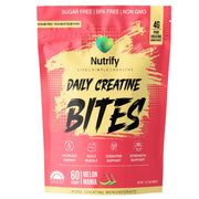 Nutrify Melon Mania creatine gummies bottle ready for daily workout support.
