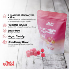 NutriGamot sugar-free hydration chews suitable for training sessions.