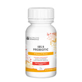 Nutriherb IBS 8 probiotic bottle front view for daily gut support.