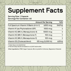 Nutriissa bottle label highlights EPEB certification and QR access to COAs.