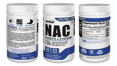 Close-up of NAC powder texture showing fine, pure powder ready to mix