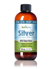 NutriNoche colloidal silver liquid bottle for easy daily use and potential immune support