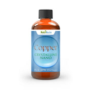 NutriNoche liquid copper bottle emphasizes nano copper for easy daily supplementation.