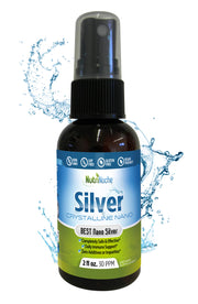 NutriNoche ultra-pure colloidal silver spray bottle for daily use and easy application