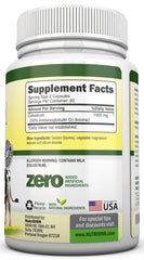 NutriONN Colostrum capsules stacked for convenient daily intake.