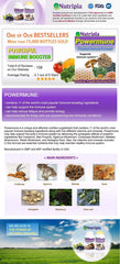 Nutripia Powermuno propolis and mushroom capsules show a potent blend for resilience.