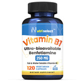 Nutriselect Vitamin B1 250MG bottle showing packaging for daily energy support