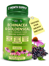 Nutrition Restore Echinacea Goldenseal bottle front for daily immune support.