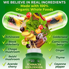 Nutrition Restore vegan capsules closeup suitable for easy daily use.