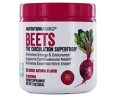 Nutrition Works Beets powder tub ready for mixing, supports energy and circulation